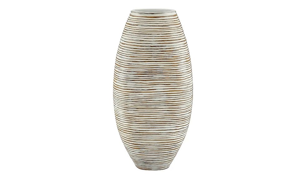 Deko Vase - weiß - Polyresin (Kunstharz) - 22 cm - 45 cm - 9,5 cm - Sconto günstig online kaufen