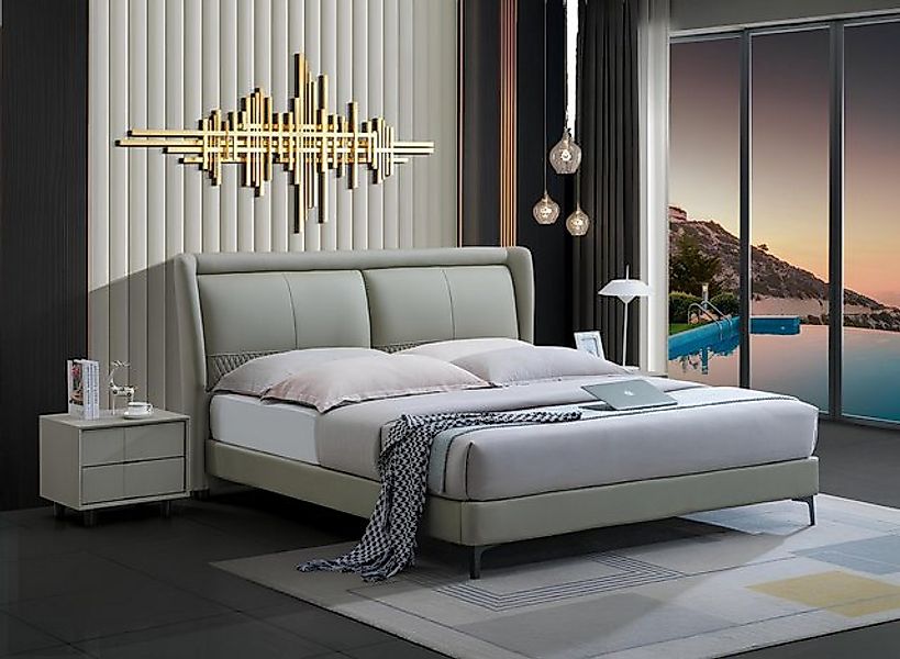 Xlmoebel Bett Doppelbett Schlafzimmermöbel Luxuriöses Doppelbett Beige Hote günstig online kaufen