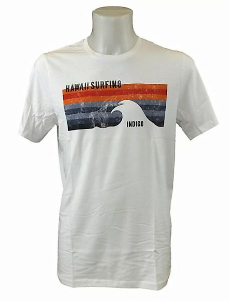 PRODUKT T-Shirt Herren bedruckt Basic BIO Baumwolle Kurzarm Shirt Rundhals günstig online kaufen