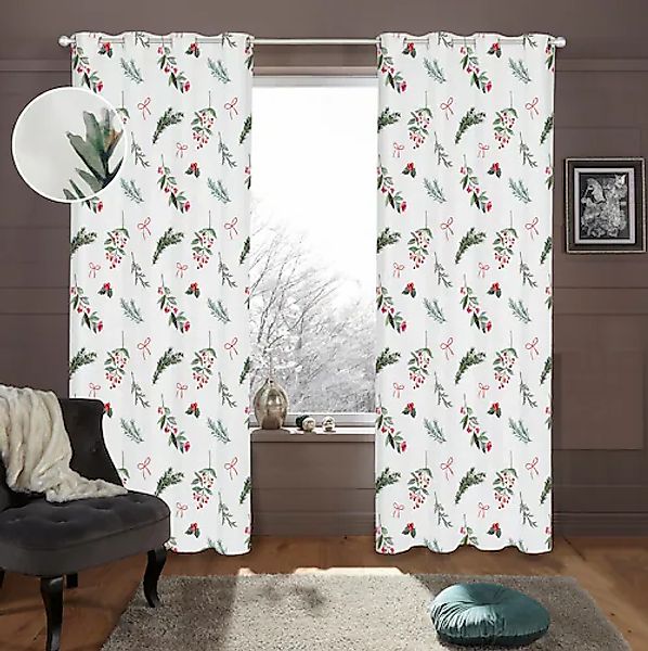 my home Gardine Joy, Ösen (1 günstig online kaufen