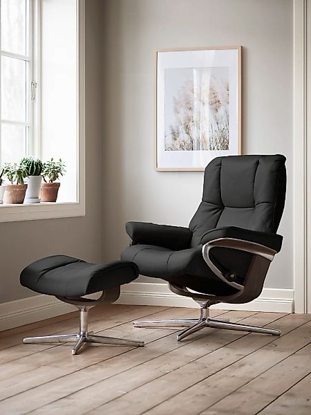 Stressless "Mayfair" mit Cross Base, Größe S, M & L, Holzakzent Wenge günstig online kaufen
