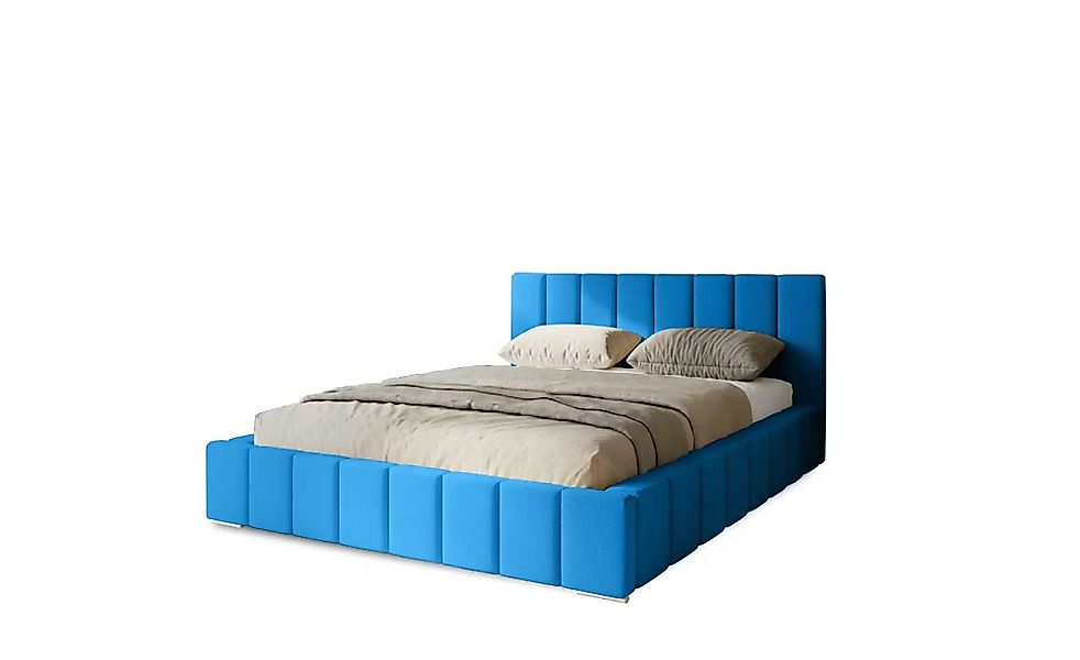 Polsterbett mit Stauraum Margate ¦ blau ¦ Maße (cm): B: 155 H: 100 Betten > günstig online kaufen