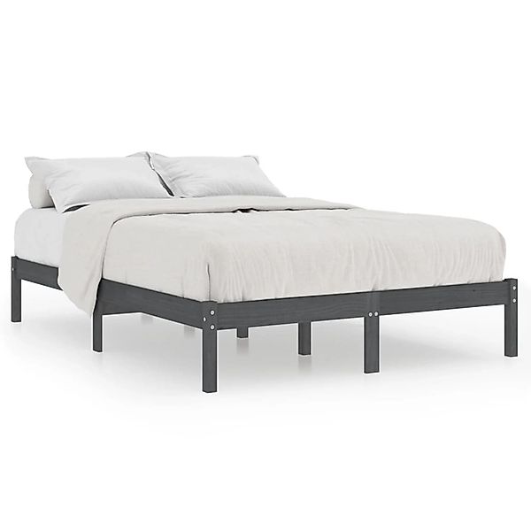 vidaXL Bettgestell, Massivholzbett Weiß Kiefer 140x200 günstig online kaufen
