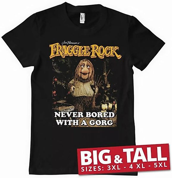 Fraggle Rock T-Shirt Never Bored With A Gorg Big & Tall T-Shirt günstig online kaufen