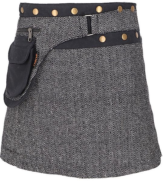 Guru-Shop Minirock Wickelrock, kurzer Goa Rock, Cacheur mit.. alternative B günstig online kaufen