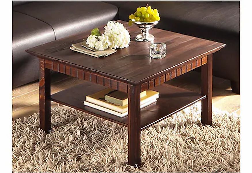 Home affaire Couchtisch »Lisa« Kaffeetisch, massives Kiefernholz, B/T/H: 76 günstig online kaufen