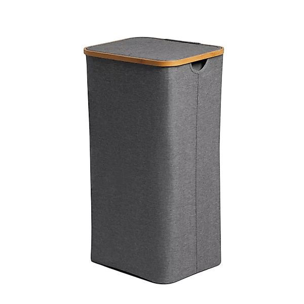 Björn&Schiller Wäschebox mit Deckel 100l Grau günstig online kaufen