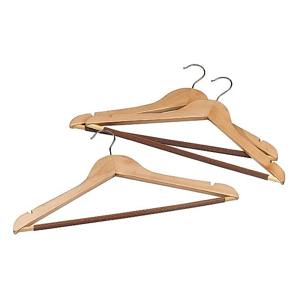 Kleiderbügel, (3-tlg), Holz günstig online kaufen