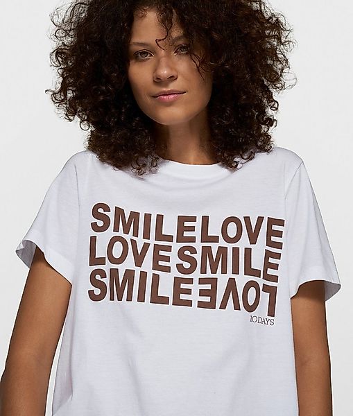 10DAYS T-Shirt petit smile love tee günstig online kaufen