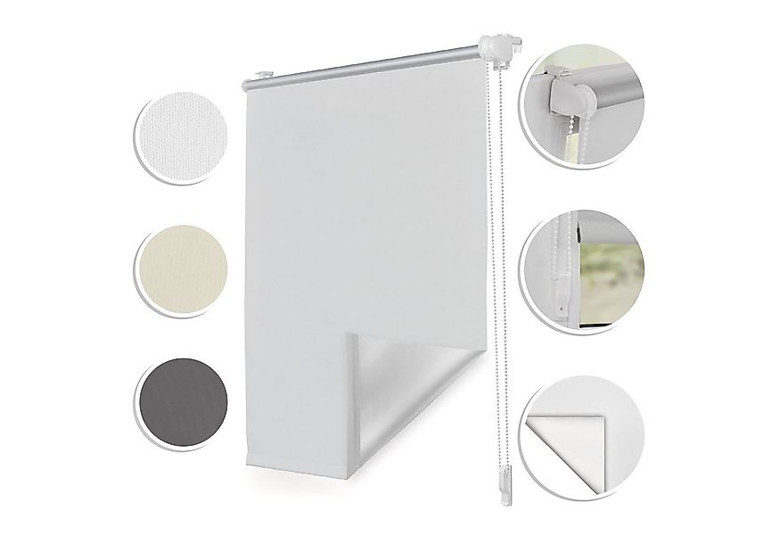 Rollo Thermo-Rollo, Roomy, verdunkelnd, Klemmbar, Anschraubbar, freihängend günstig online kaufen