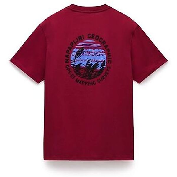 Napapijri  T-Shirts & Poloshirts S-VIGNONI BACK - NP0A4ILX-R1E1 TIBETAN RED günstig online kaufen