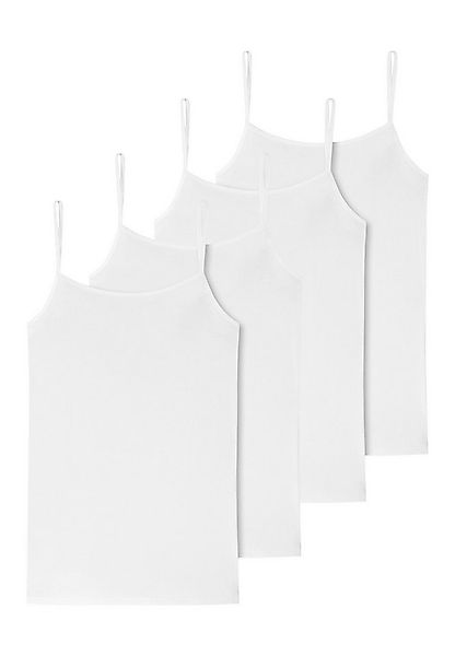 Schiesser Unterhemd 4er Pack 95/5 Organic Cotton (Spar-Set, 4-St) Spaghetti günstig online kaufen