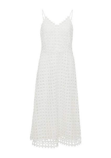 comma Midikleid Kleid Midi-Kleid aus Spitze mit blickdichtem Futter günstig online kaufen