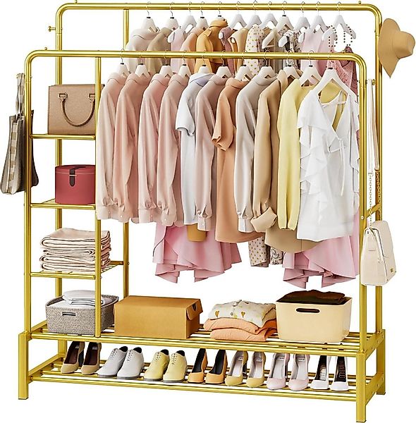 LuxusKollektion Büromöbel-Set Breiter Kleiderständer 170x120cm Metall günstig online kaufen