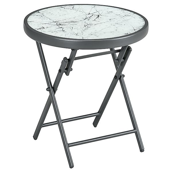 Outsunny Gartentisch klappbar, aus Glas mit günstig online kaufen