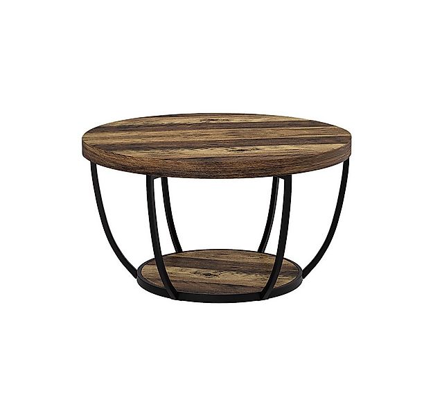 Vicco Couchtisch Arvina, Eiche rustikal, 80 x 80 cm günstig online kaufen