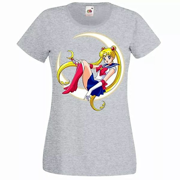 Youth Designz T-Shirt Sailor Moon Damen T-Shirt Mit trendigem Frontprint günstig online kaufen