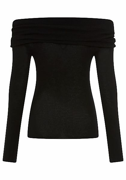 BOSS ORANGE Carmenpullover "Falmon Premium Damenmode" schulterfrei mit umge günstig online kaufen