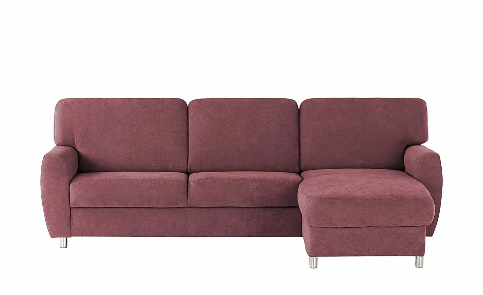 smart Ecksofa  Valencia ¦ rot ¦ Maße (cm): B: 263 H: 90 T: 173.0 Polstermöb günstig online kaufen