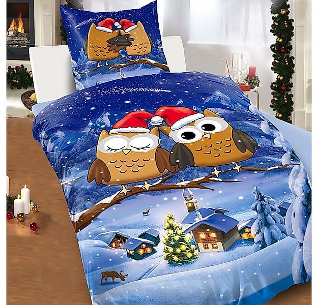 Leonado Vicenti Bettwäsche 2 tlg Bettwäsche 135x200 Thermo Fleece Winter Sc günstig online kaufen