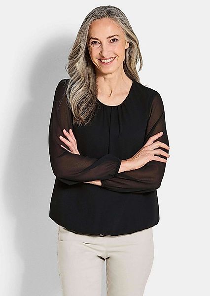 GOLDNER Klassische Bluse Elegante Bluse aus Chiffon günstig online kaufen