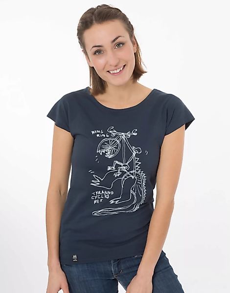 Bio T-shirt "Lea Tyranno Navy" günstig online kaufen
