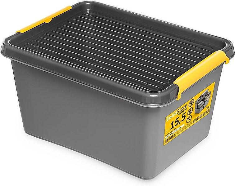 KONZEPT Aufbewahrungsbox mit Deckel, Stapelbox aus hochwertigem Kunststoff günstig online kaufen