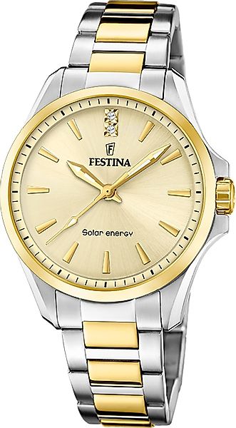 Festina Solaruhr Festina Damenuhr Edelstahl silber günstig online kaufen