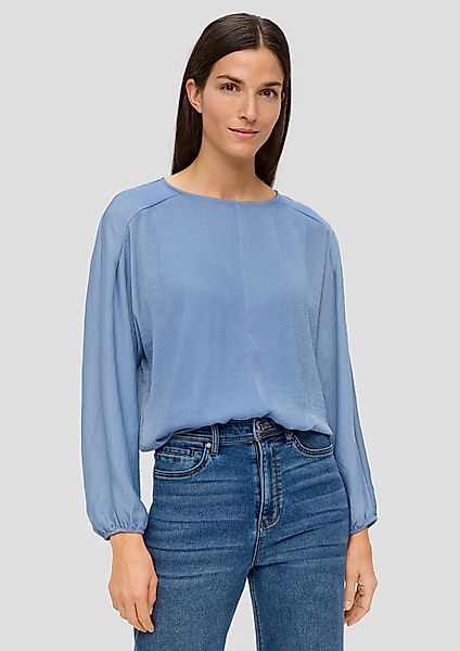 s.Oliver Langarmbluse Satinbluse im Loose Fit günstig online kaufen