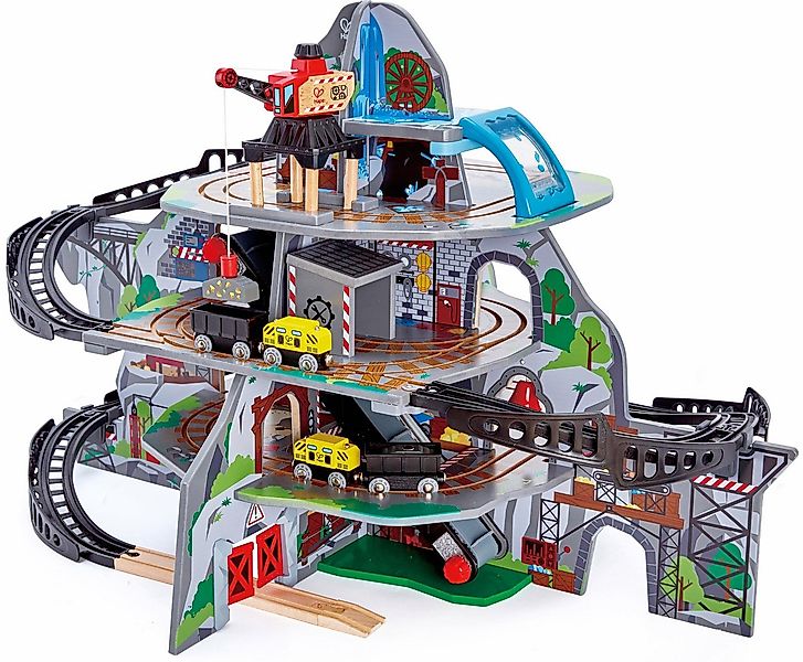 Hape Spielzeug-Eisenbahn Riesige Bergmine, 32-tlg., (Set, 32-tlg) günstig online kaufen