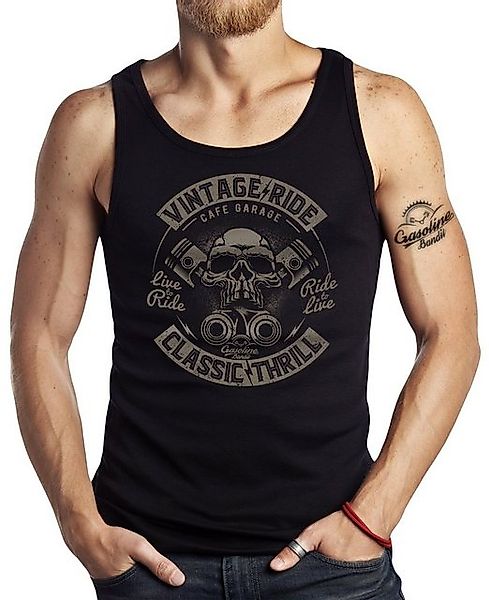 GASOLINE BANDIT® Tanktop für Hot-Rod Biker Racer Motorrad Fans: Classic Thr günstig online kaufen