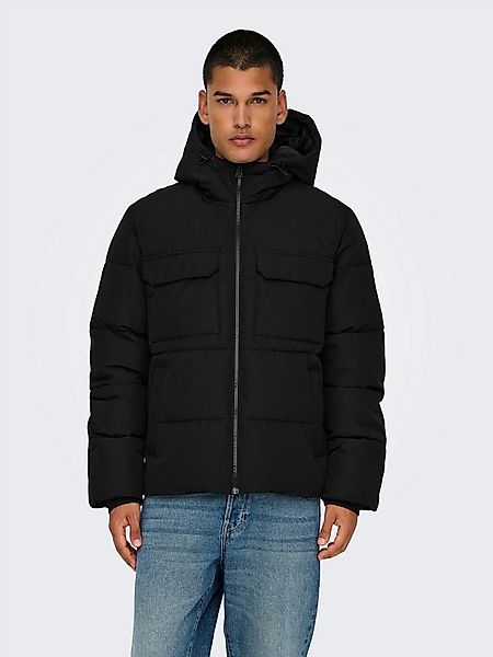 ONLY & SONS Steppjacke ONSELIJAH PCKT. HOOD JACKET OTW NOOS günstig online kaufen