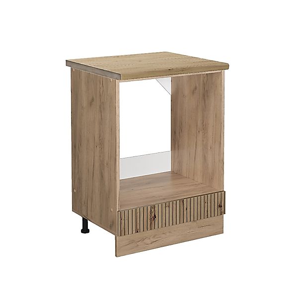 Vicco Herdumbauschrank R-Line Artisan-Eiche/Goldkraft Eiche 60 cm AP Eiche günstig online kaufen