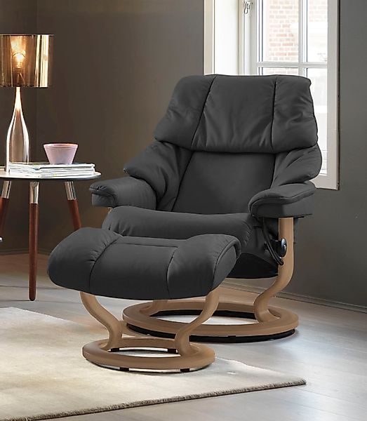 Stressless® Relaxsessel »Reno« Set, Relaxsessel mit Hocker, mit Hocker, mit günstig online kaufen