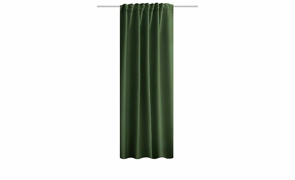 HOMEbasics Fertigschal   ¦ grün ¦ Maße (cm): B: 135 H: 160 Gardinen & Rollo günstig online kaufen