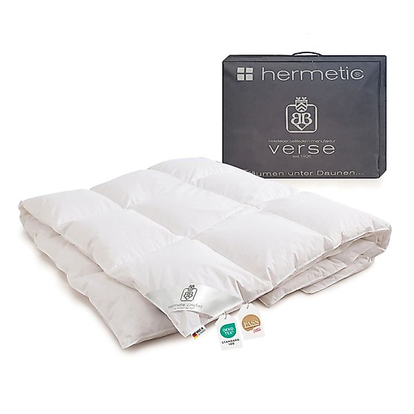 Daunendecke  medium warme neue Daunen Klasse1 Bettdecke 135x200 700g günstig online kaufen