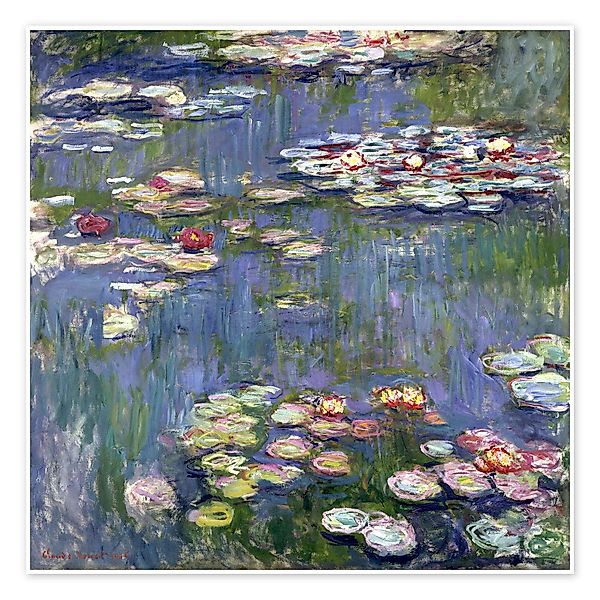 Posterlounge Poster Claude Monet, Seerosen, 1916, günstig online kaufen