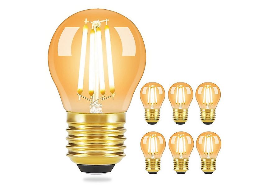 Nettlife LED-Leuchtmittel E27 6 stück Vintage Edison Glühlampe, E27, 6 St., günstig online kaufen