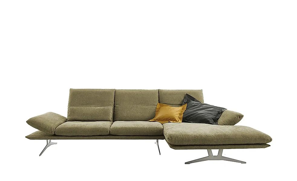 KOINOR Ecksofa aus Flachgewebe Francis ¦ grün ¦ Maße (cm): B: 314 H: 93 T: günstig online kaufen