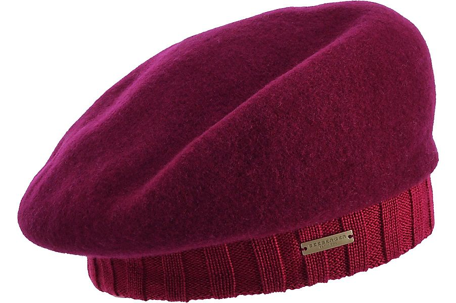 Seeberger Baskenmütze Walk Baskenmütze mit Strickbund günstig online kaufen