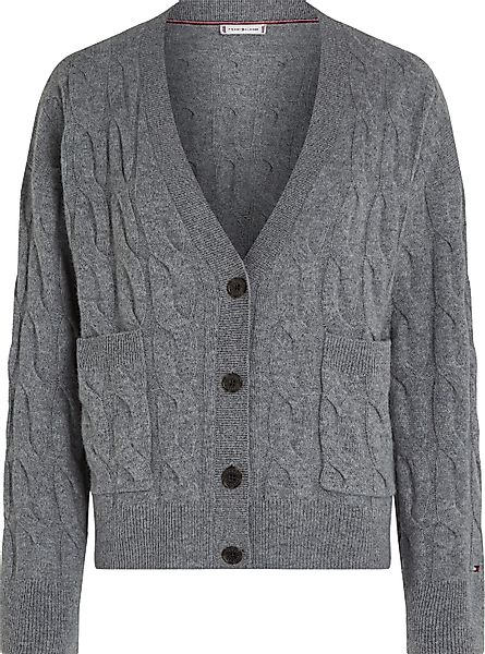Tommy Hilfiger Strickjacke SOFT WOOL CABLE günstig online kaufen
