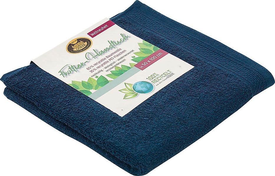 Gözze Handtücher "Uni Recycelt" im Set, Uni Farben, 100% recycelten Materia günstig online kaufen