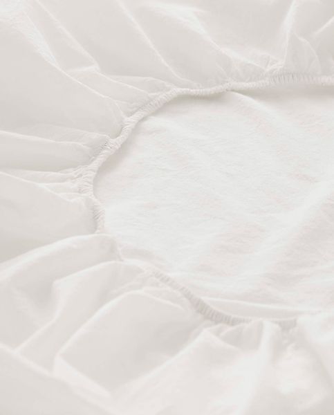 hessnatur Perkal Spannbettlaken aus Bio-Baumwolle - weiß - Größe 140-160x20 günstig online kaufen