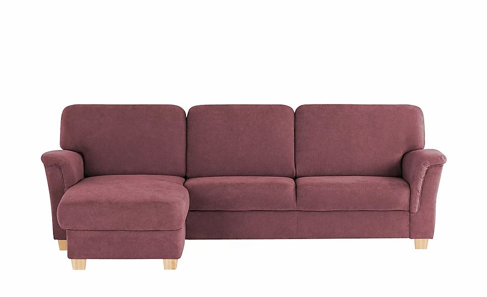 smart Ecksofa  Valencia ¦ rot ¦ Maße (cm): B: 269 H: 90 T: 173.0 Polstermöb günstig online kaufen