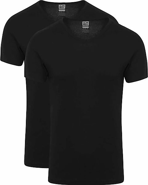 Alan Red Vancouver T-Shirt Schwarz 2er-Pack - Größe S günstig online kaufen