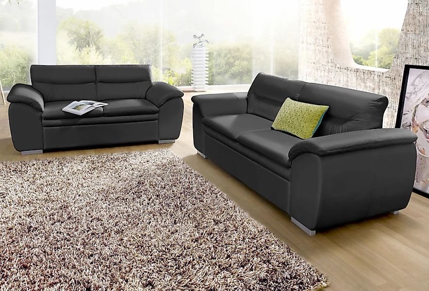 COTTA Polstergarnitur "Leandra", Set bestehend aus: 2-Sitzer & 2,5-Sitzer günstig online kaufen