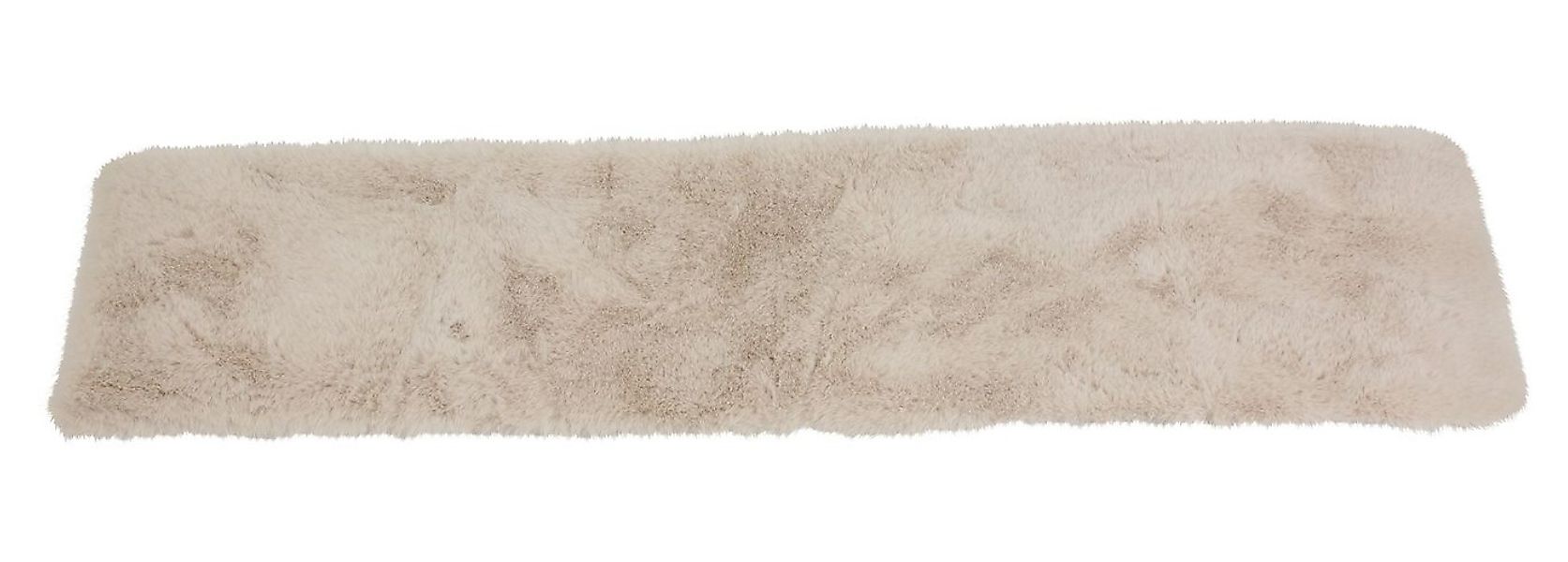 Dekoleidenschaft Tischläufer "Samtweich" creme aus flauschigem Kunstfell, M günstig online kaufen