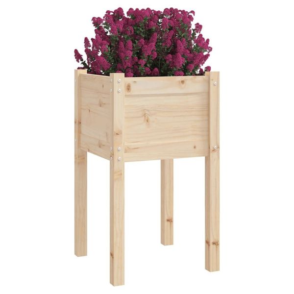 vidaXL Blumentopf Pflanzkübel 50x50x70 cm Massivholz günstig online kaufen