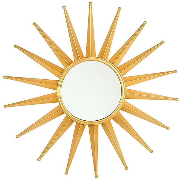 Beliani Dekospiegel PERELLI Gold 3x60x60 günstig online kaufen