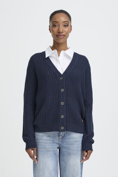 OXMO Strickjacke OXEDNA Modischer Grobstrick-Cardigan mit günstig online kaufen